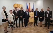 Заедничка фотографија на претставниците од двете Врховни ревизорски институции